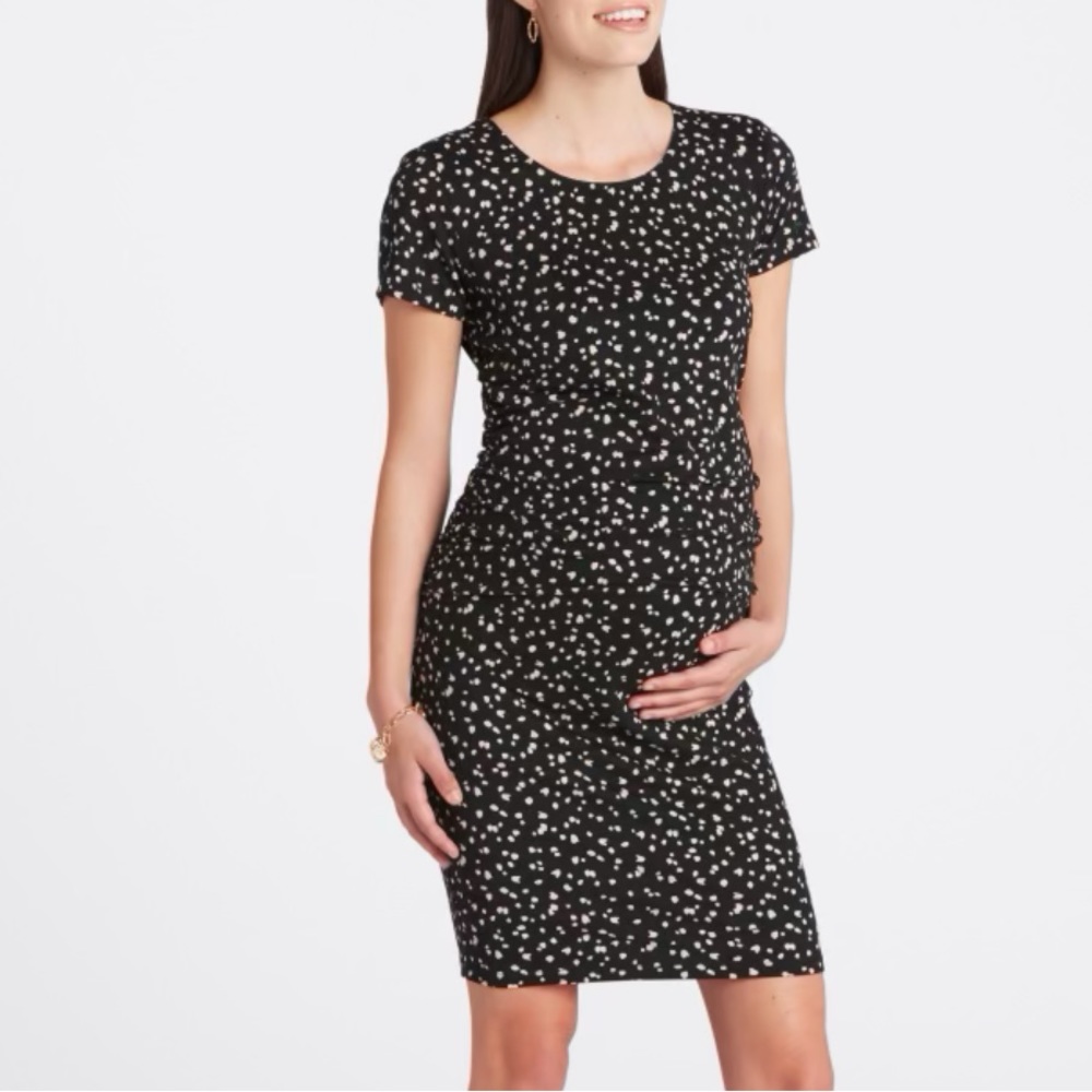 Nine Britton- Hannah Maternity Short Sleeve Dress